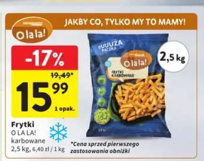 Frytki karbowane O la la!