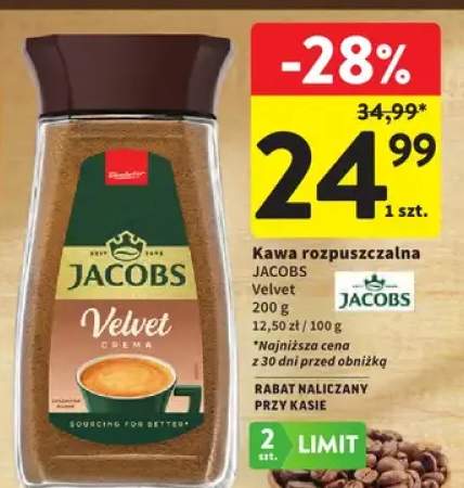 Kawa rozpuszczalna Jacobs Velvet