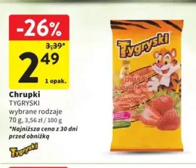 Chrupki kukurydziane Tygryski truskawkowe