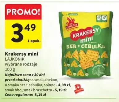 Krakersy mini Lajkonik o smaku bekon +4 warianty