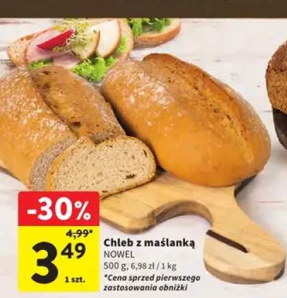 Chleb z maślanką Nowel