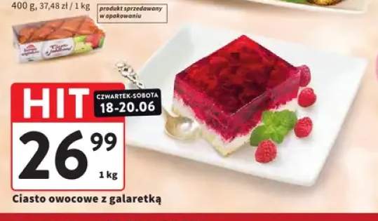 Ciasto owocowe z galaretką