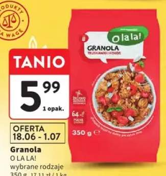 Granola truskawki i kokos O la la!
