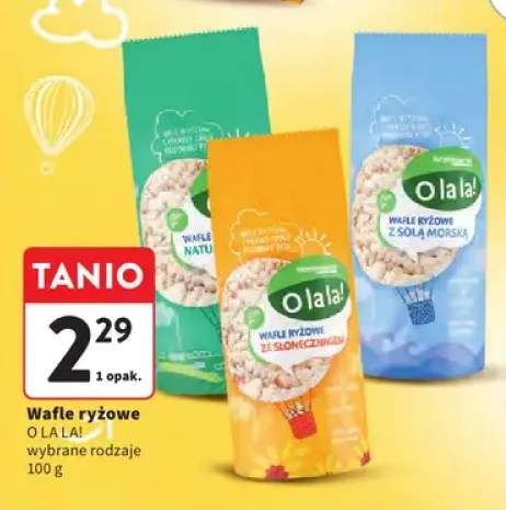 Wafle ryżowe naturalne O la la! +2 warianty