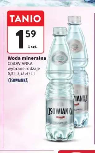Woda mineralna Cisowianka Niegazowana +1 wariant