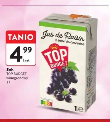 Sok Top Budget winogronowy