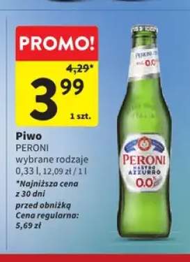 Piwo Peroni Nastro Azzurro 0,0% 330 ml