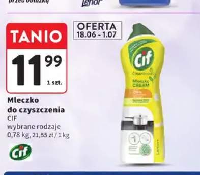 Mleczko do czyszczenia Cif Cream Lemon