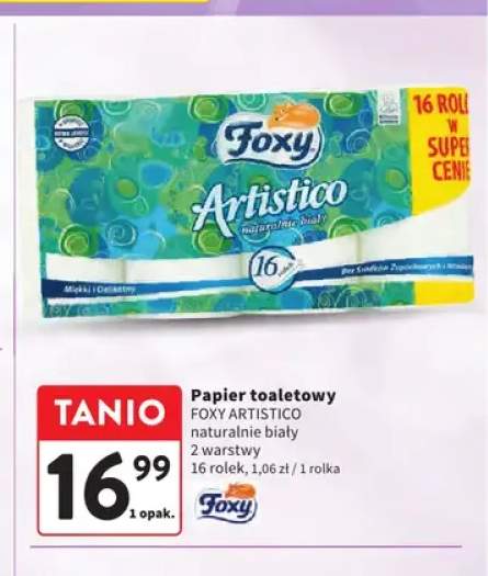 Papier toaletowy Foxy Artistico