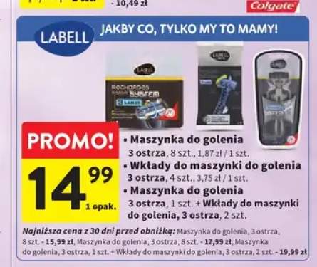Maszynka do golenia Labell 3 ostrza 8-pak +2 warianty