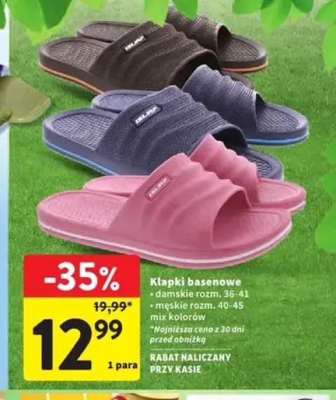Klapki basenowe damskie +1 wariant