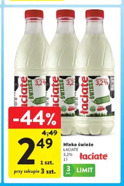 Mleko świeże Łaciate 3,2%