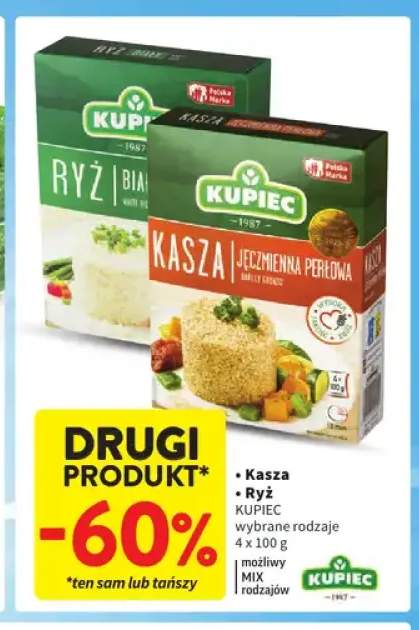Ryż biały Kupiec +1 wariant