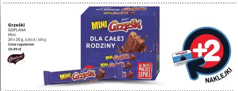 Wafelki Mini Grześki Goplana
