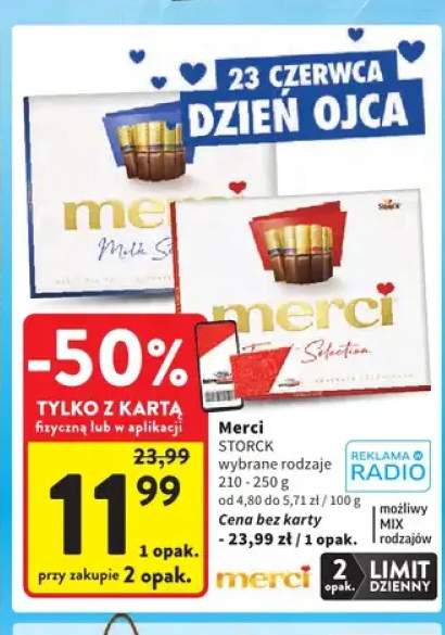 Czekoladki Merci Finest Selection +1 wariant