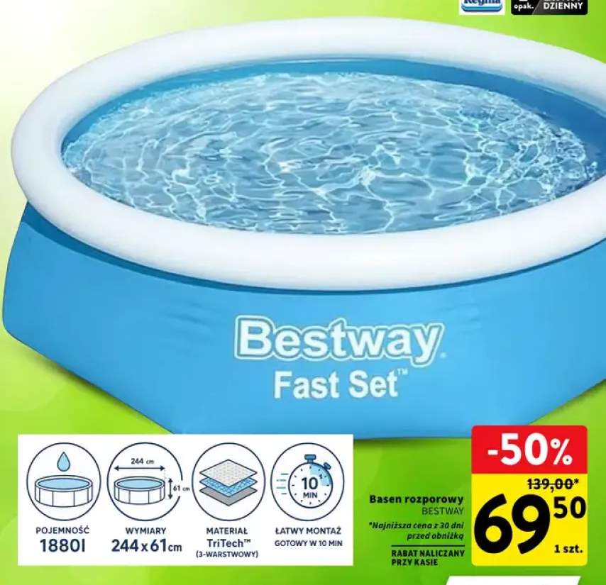 Basen rozporowy Bestway Fast Set