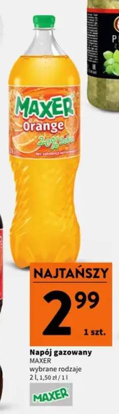 Napój gazowany Maxer Orange
