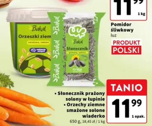 Słonecznik prażony solony w łupinie Bakal +1 wariant