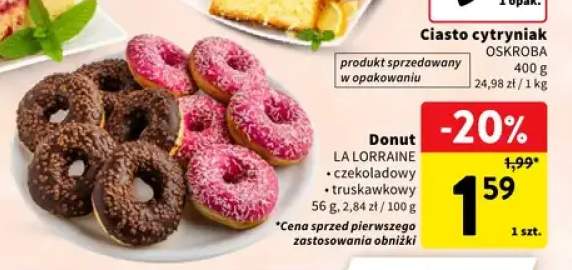 Donut czekoladowy La Lorraine +1 wariant