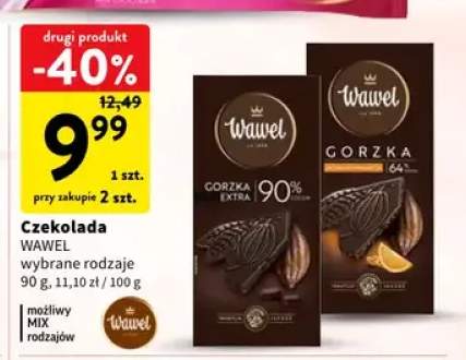 Czekolada Gorzka Extra 90% Wawel +1 wariant