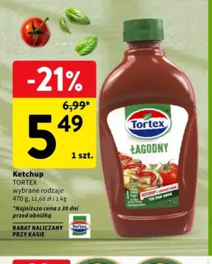 Ketchup Tortex Łagodny