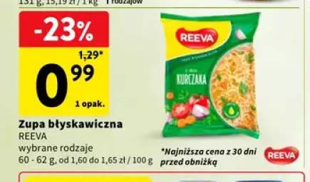 Zupa błyskawiczna Reeva Kurczak