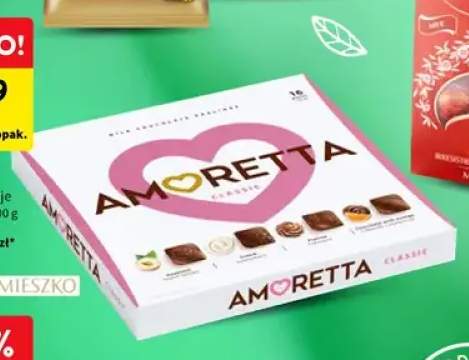 Czekoladki Mieszko Amoretta Classic +1 wariant