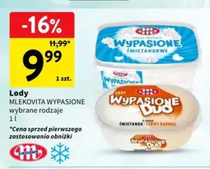 Lody Mlekovita Wypasione śmietankowe +1 wariant
