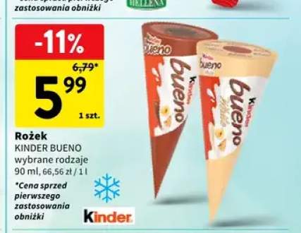 Rożek Kinder Bueno Classic +1 wariant