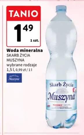 Woda mineralna Skarb Życia Muszyna