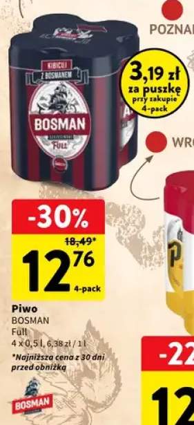 Piwo Bosman Full 4-pak