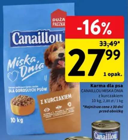Karma dla psa Canaillou Miska Dnia z kurczakiem