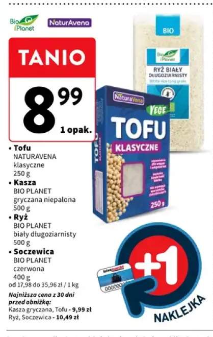 Tofu klasyczne NaturAvena +3 warianty
