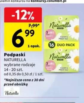 Podpaski Naturella