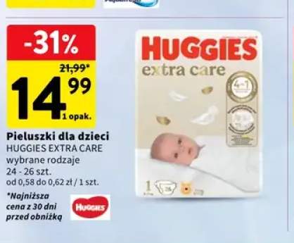 Pieluszki dla dzieci Huggies Extra Care