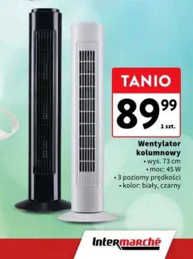 Wentylator kolumnowy wysokość 73 cm