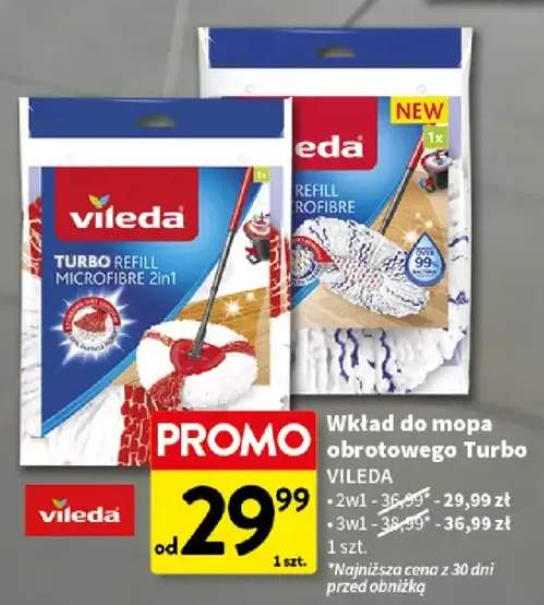 Wkład do mopa obrotowego Turbo Vileda 2w1 +1 wariant