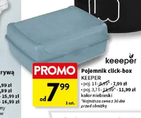 Pojemnik click-box Keeeper 1 l