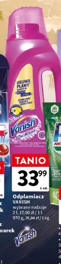 Odplamiacz Vanish Oxi Action +1 wariant
