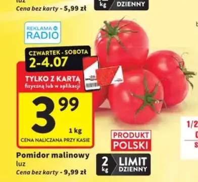 Pomidor malinowy luz