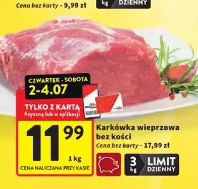 Karkówka wieprzowa bez kości