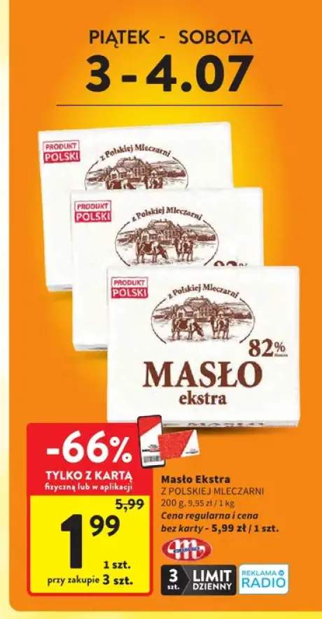 Masło ekstra Z Polskiej Mleczarni