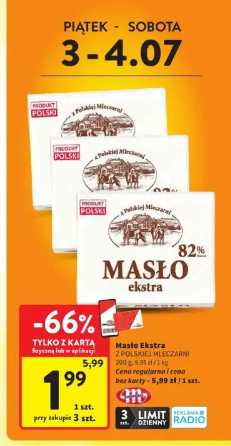 Masło ekstra Z Polskiej Mleczarni