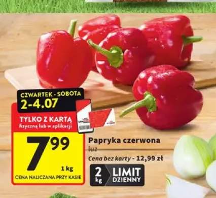 Papryka czerwona luz