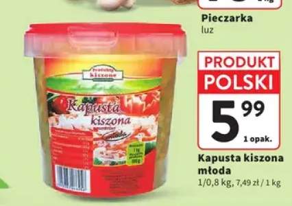 Kapusta kiszona młoda