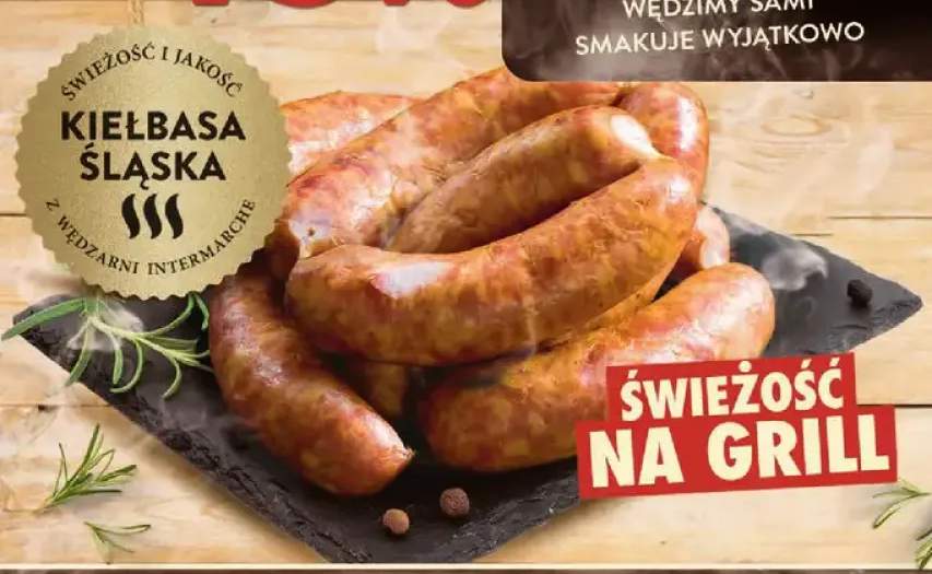 Kiełbasa Śląska z wędzarni Intermarché