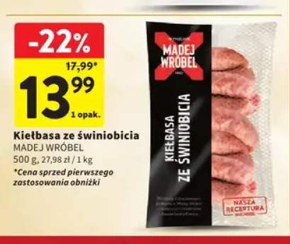Kiełbasa ze świniobicia Madej Wróbel