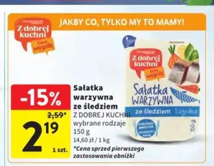 Sałatka warzywna ze śledziem Z Dobrej Kuchni