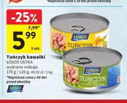 Tuńczyk kawałki Łosoś Ustka