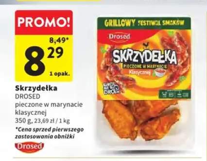 Skrzydelka pieczone w marynacie klasycznej Drosed